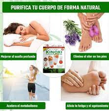 PARCHES RELAJANTES PARA PIES "KINOKI"